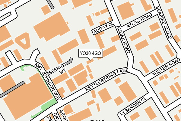 YO30 4GQ map - OS OpenMap – Local (Ordnance Survey)