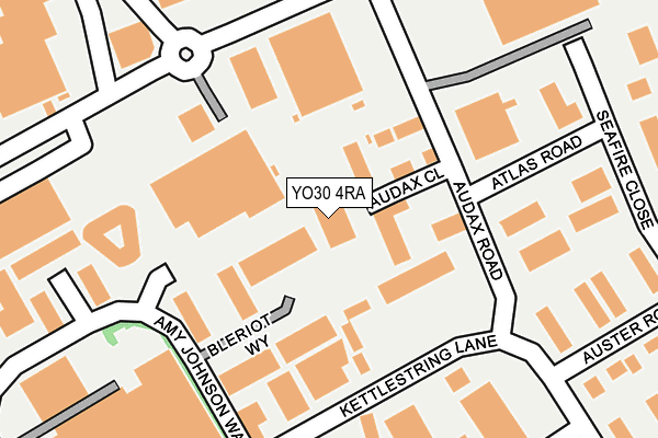 YO30 4RA map - OS OpenMap – Local (Ordnance Survey)