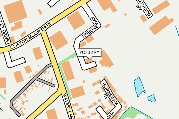 YO30 4RY map - OS OpenMap – Local (Ordnance Survey)