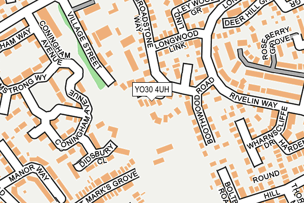 YO30 4UH map - OS OpenMap – Local (Ordnance Survey)