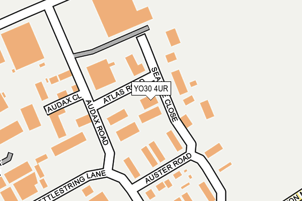 YO30 4UR map - OS OpenMap – Local (Ordnance Survey)