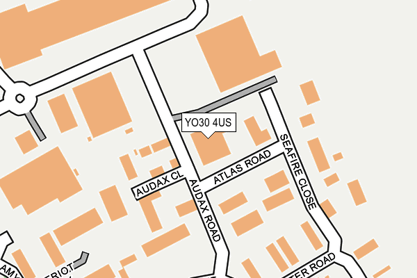 YO30 4US map - OS OpenMap – Local (Ordnance Survey)