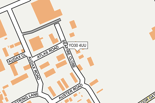 YO30 4UU map - OS OpenMap – Local (Ordnance Survey)