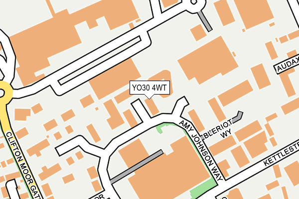 YO30 4WT map - OS OpenMap – Local (Ordnance Survey)