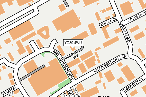 YO30 4WU map - OS OpenMap – Local (Ordnance Survey)