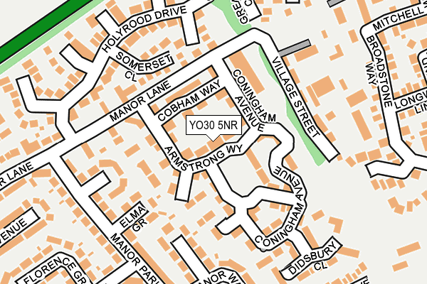 YO30 5NR map - OS OpenMap – Local (Ordnance Survey)
