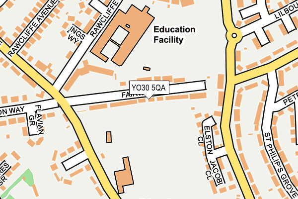 YO30 5QA map - OS OpenMap – Local (Ordnance Survey)