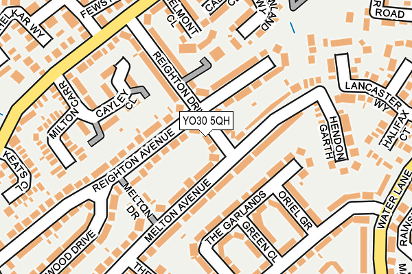 YO30 5QH map - OS OpenMap – Local (Ordnance Survey)