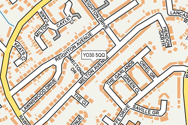 YO30 5QQ map - OS OpenMap – Local (Ordnance Survey)