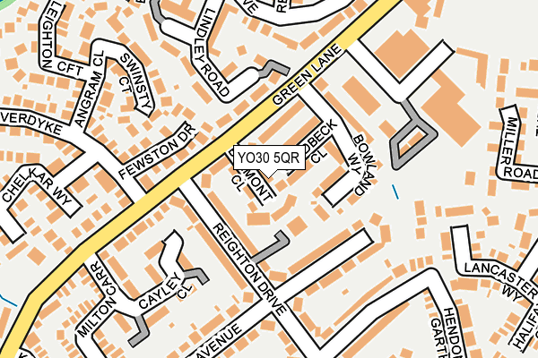 YO30 5QR map - OS OpenMap – Local (Ordnance Survey)