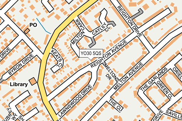YO30 5QS map - OS OpenMap – Local (Ordnance Survey)