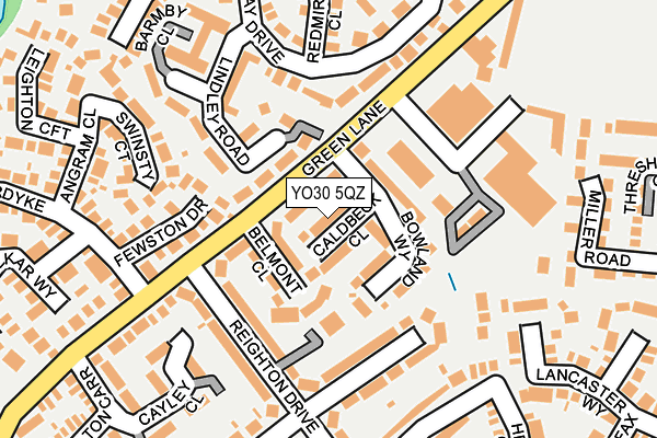YO30 5QZ map - OS OpenMap – Local (Ordnance Survey)