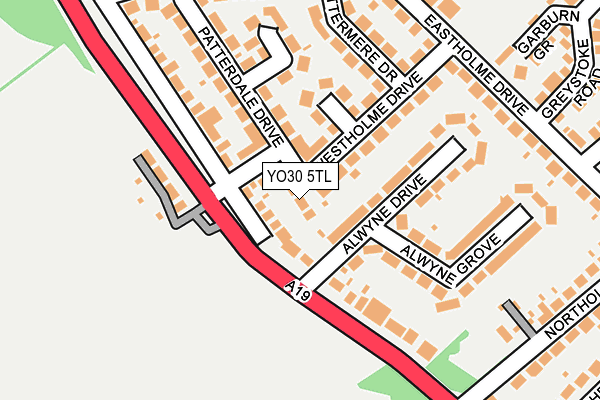 YO30 5TL map - OS OpenMap – Local (Ordnance Survey)
