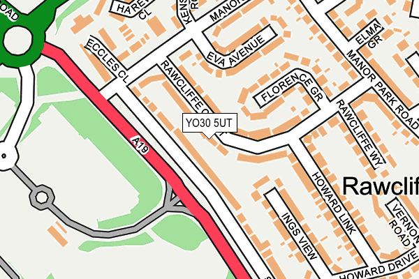 YO30 5UT map - OS OpenMap – Local (Ordnance Survey)