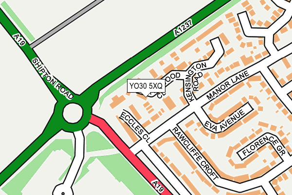 YO30 5XQ map - OS OpenMap – Local (Ordnance Survey)