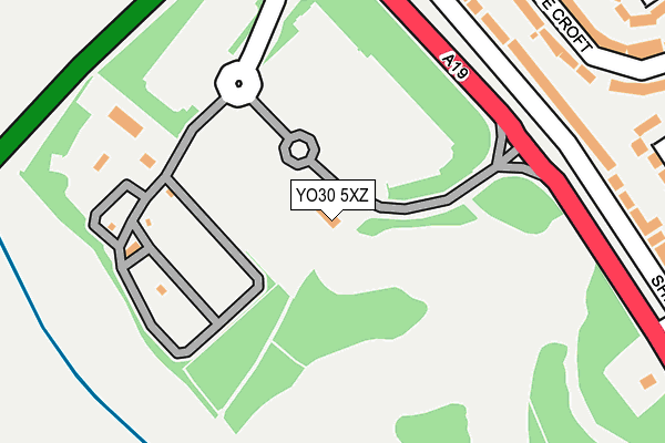 YO30 5XZ map - OS OpenMap – Local (Ordnance Survey)