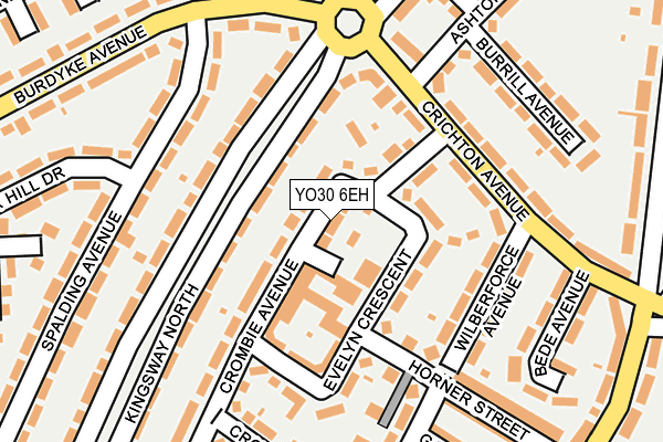 YO30 6EH map - OS OpenMap – Local (Ordnance Survey)
