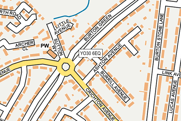 YO30 6EQ map - OS OpenMap – Local (Ordnance Survey)