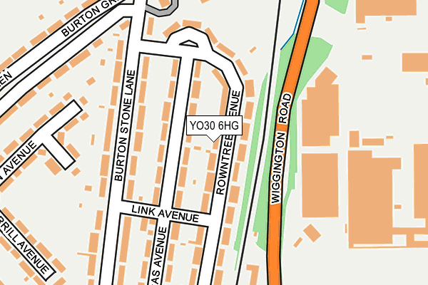 YO30 6HG map - OS OpenMap – Local (Ordnance Survey)