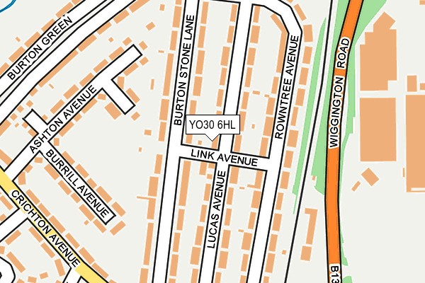 YO30 6HL map - OS OpenMap – Local (Ordnance Survey)