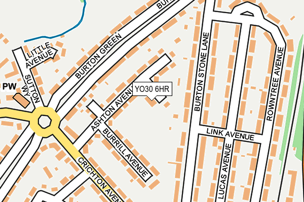 YO30 6HR map - OS OpenMap – Local (Ordnance Survey)