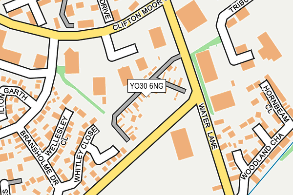YO30 6NG map - OS OpenMap – Local (Ordnance Survey)