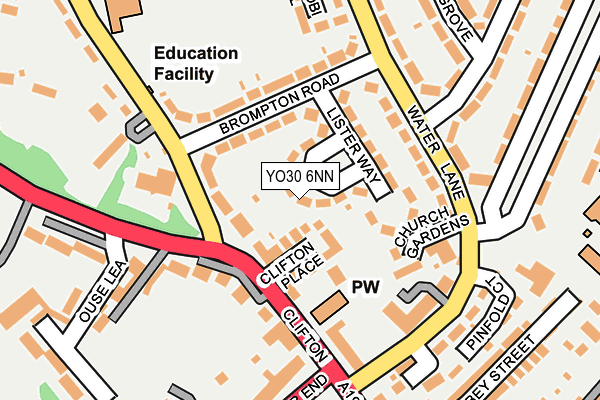 YO30 6NN map - OS OpenMap – Local (Ordnance Survey)