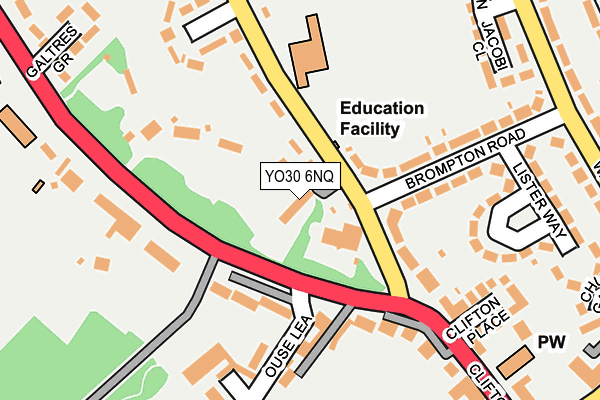 YO30 6NQ map - OS OpenMap – Local (Ordnance Survey)