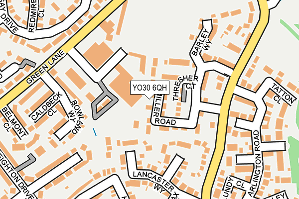 YO30 6QH map - OS OpenMap – Local (Ordnance Survey)