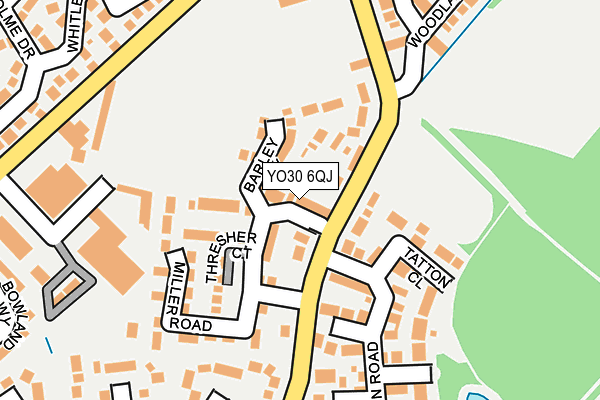 YO30 6QJ map - OS OpenMap – Local (Ordnance Survey)