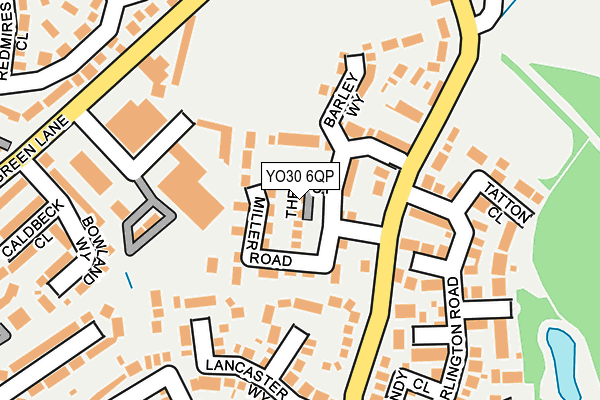 YO30 6QP map - OS OpenMap – Local (Ordnance Survey)