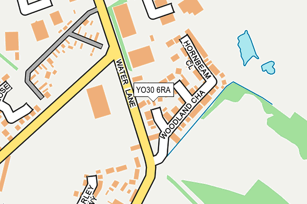YO30 6RA map - OS OpenMap – Local (Ordnance Survey)