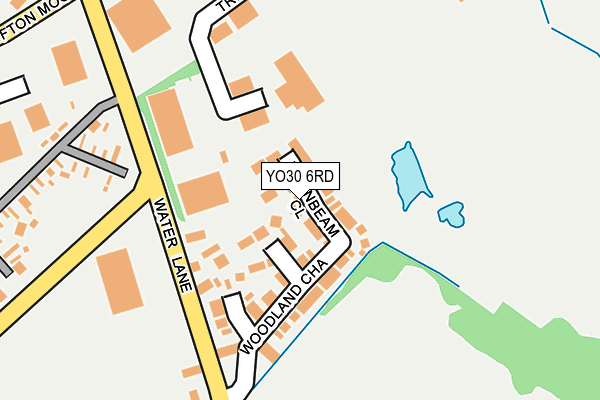 YO30 6RD map - OS OpenMap – Local (Ordnance Survey)