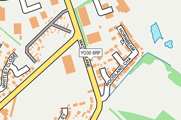 YO30 6RF map - OS OpenMap – Local (Ordnance Survey)