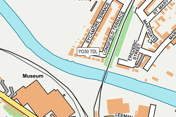 YO30 7DL map - OS OpenMap – Local (Ordnance Survey)