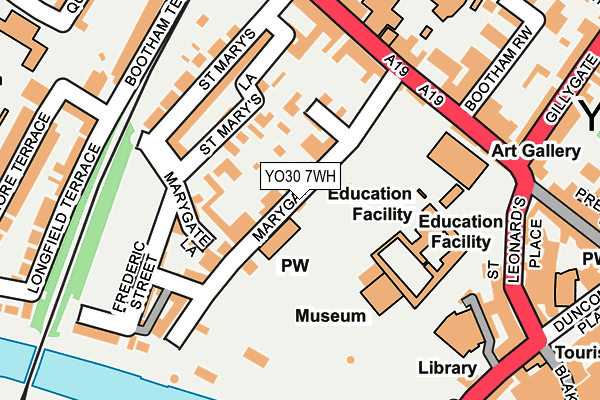 YO30 7WH map - OS OpenMap – Local (Ordnance Survey)