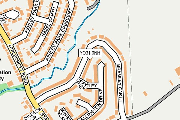 YO31 0NH map - OS OpenMap – Local (Ordnance Survey)