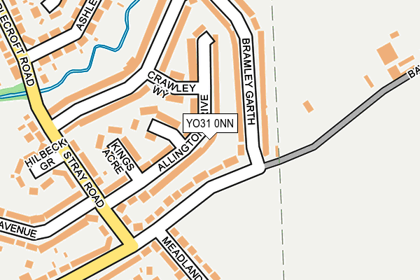 YO31 0NN map - OS OpenMap – Local (Ordnance Survey)
