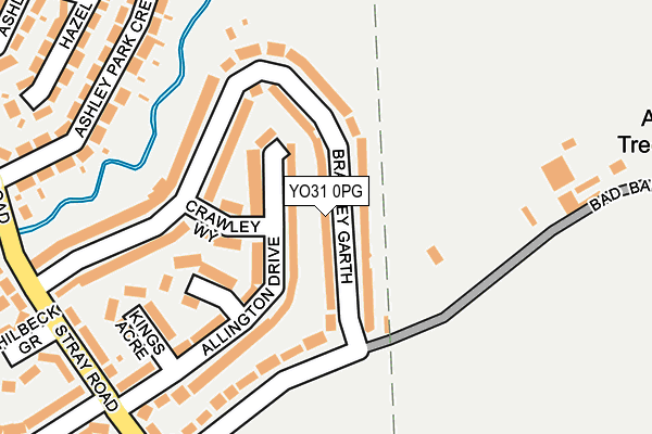 YO31 0PG map - OS OpenMap – Local (Ordnance Survey)