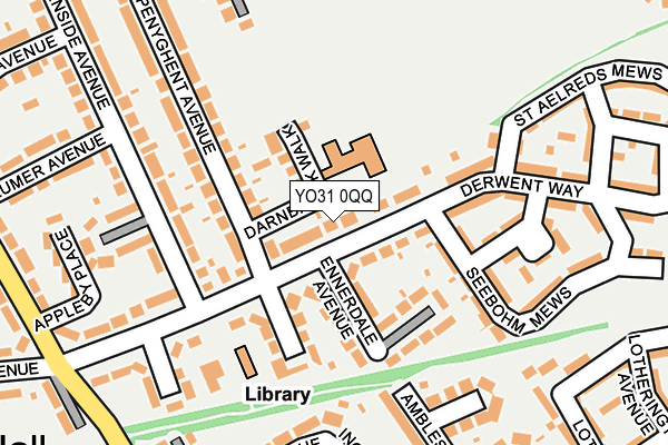 YO31 0QQ map - OS OpenMap – Local (Ordnance Survey)