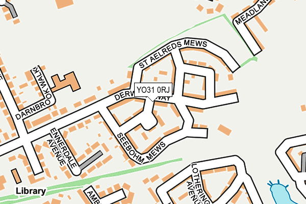 YO31 0RJ map - OS OpenMap – Local (Ordnance Survey)