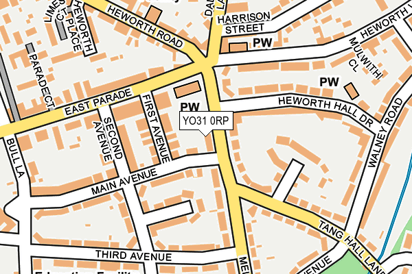 YO31 0RP map - OS OpenMap – Local (Ordnance Survey)