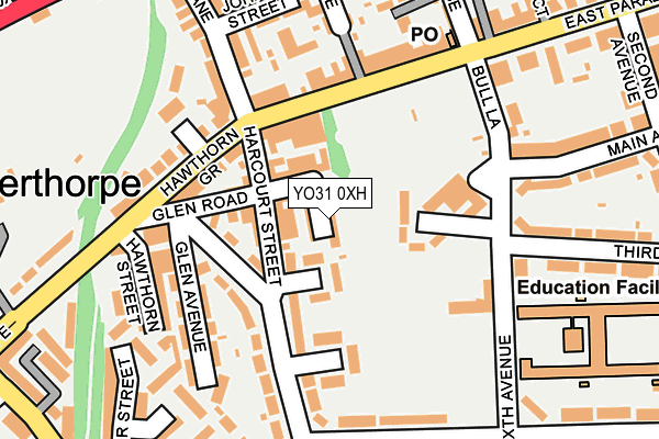 YO31 0XH map - OS OpenMap – Local (Ordnance Survey)