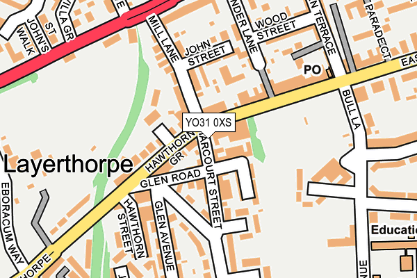 YO31 0XS map - OS OpenMap – Local (Ordnance Survey)