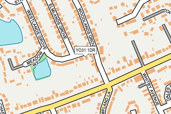 YO31 1DR map - OS OpenMap – Local (Ordnance Survey)