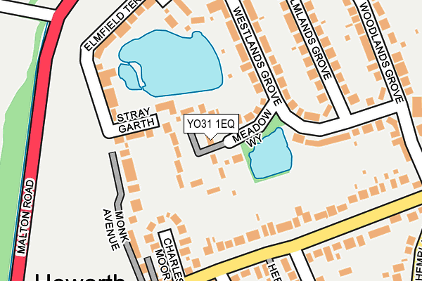 YO31 1EQ map - OS OpenMap – Local (Ordnance Survey)
