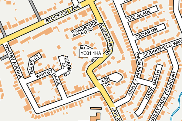 YO31 1HA map - OS OpenMap – Local (Ordnance Survey)