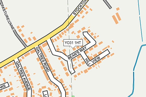 YO31 1HT map - OS OpenMap – Local (Ordnance Survey)