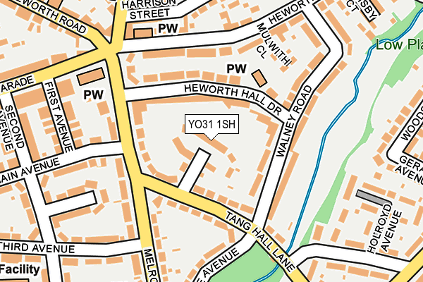 YO31 1SH map - OS OpenMap – Local (Ordnance Survey)
