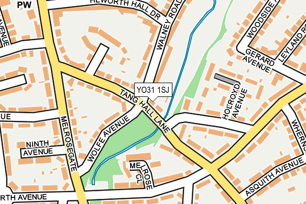 YO31 1SJ map - OS OpenMap – Local (Ordnance Survey)